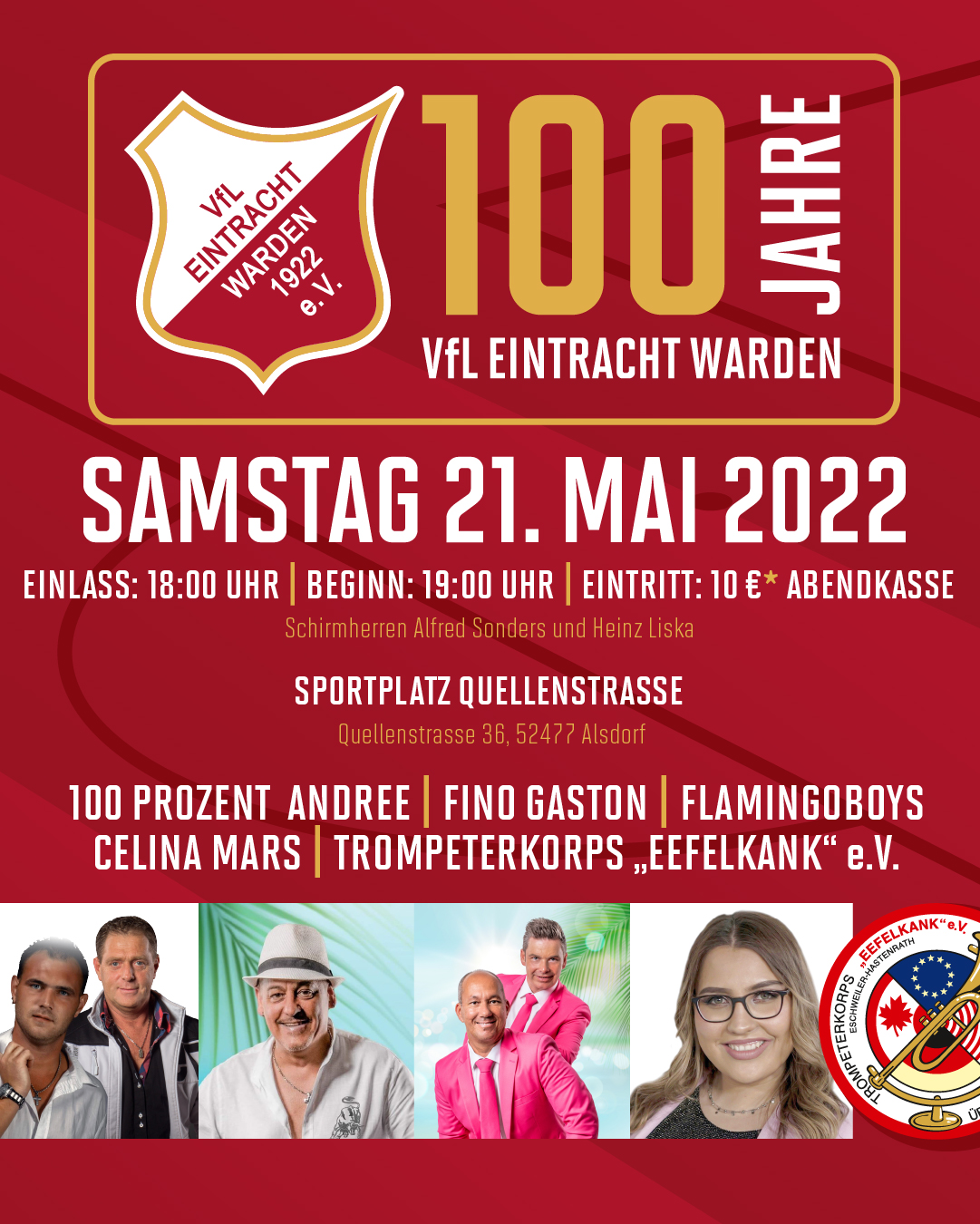 100 jahre Eintracht Warden