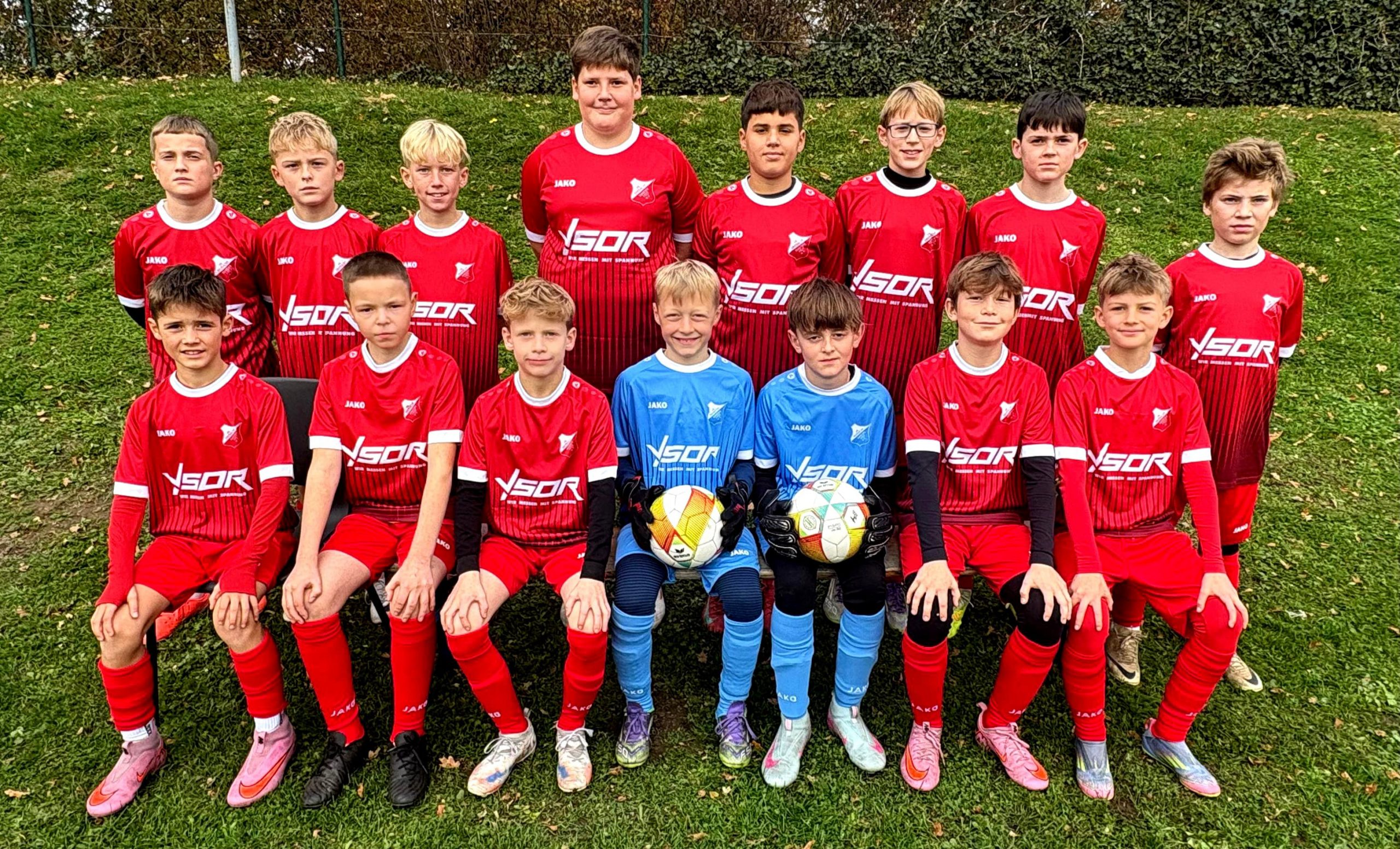 Neue Trikots für unsere U12-1/ „Danke Danke“ an die Ysor GmbH!