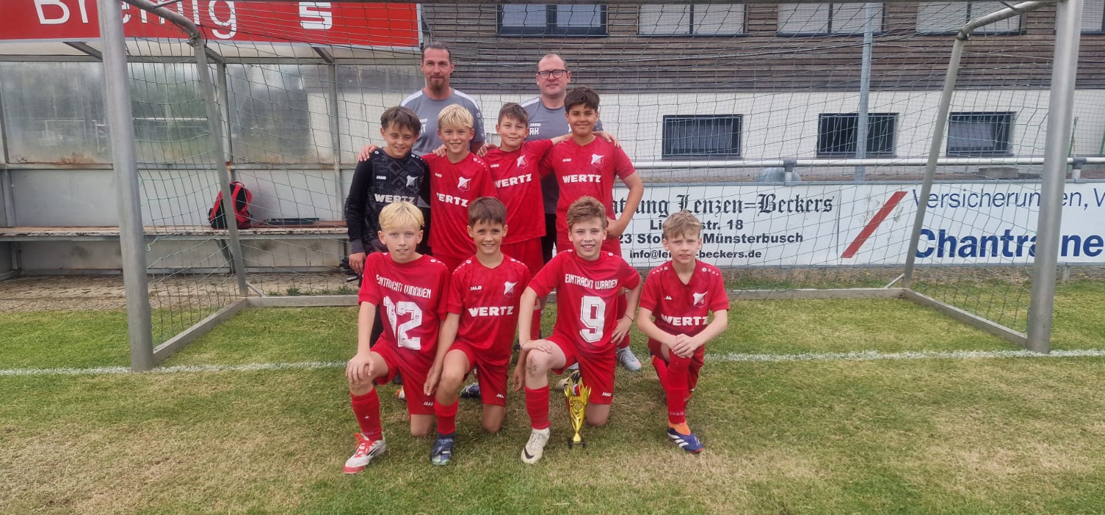 Erster Platz beim letzten Turnier der Saison. U12-1 gewinnt in Breinig!