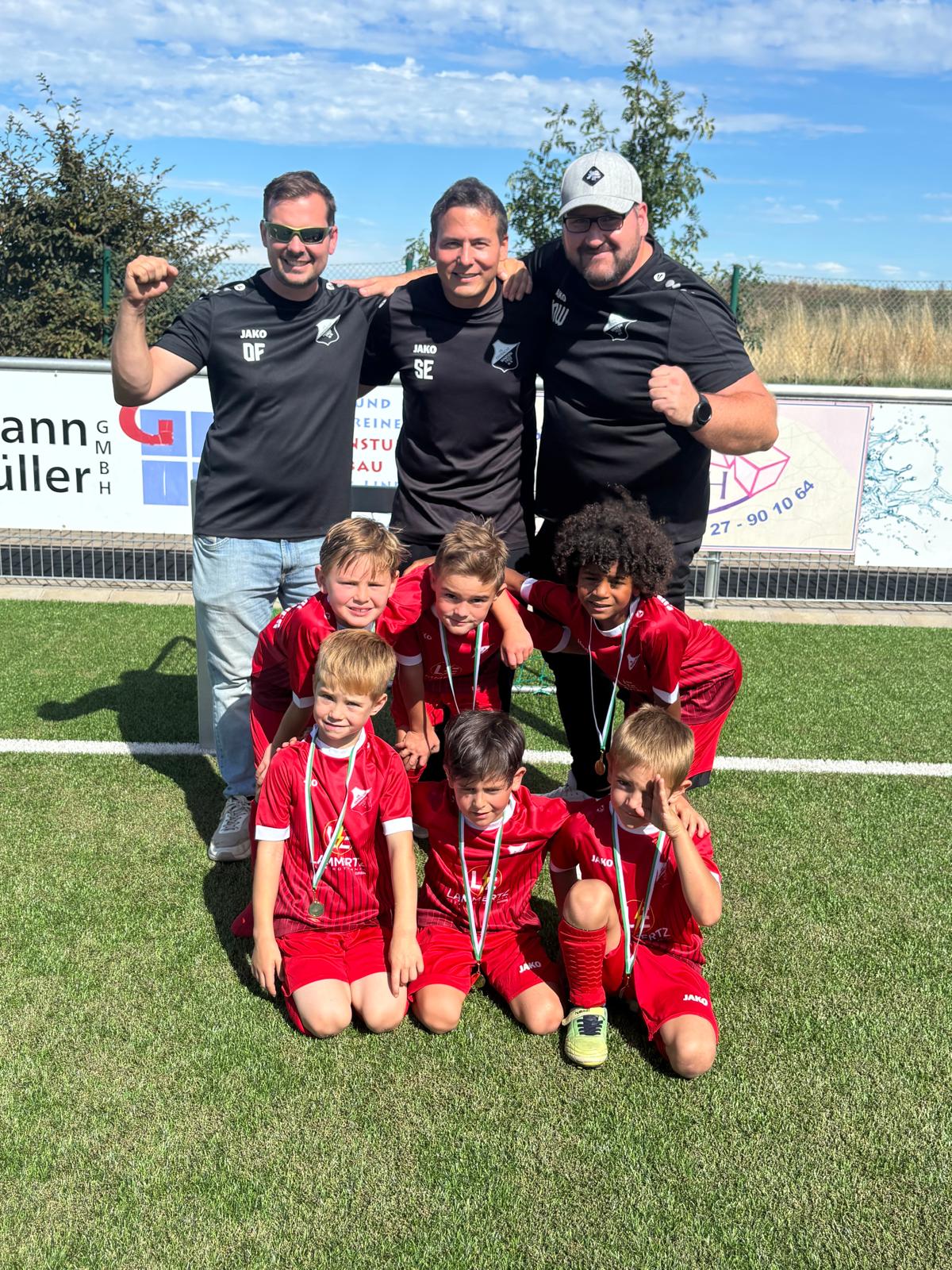 Turniersieg der U7 (2020er) beim Sommerturnier vom SC Mausauel Nideggen.